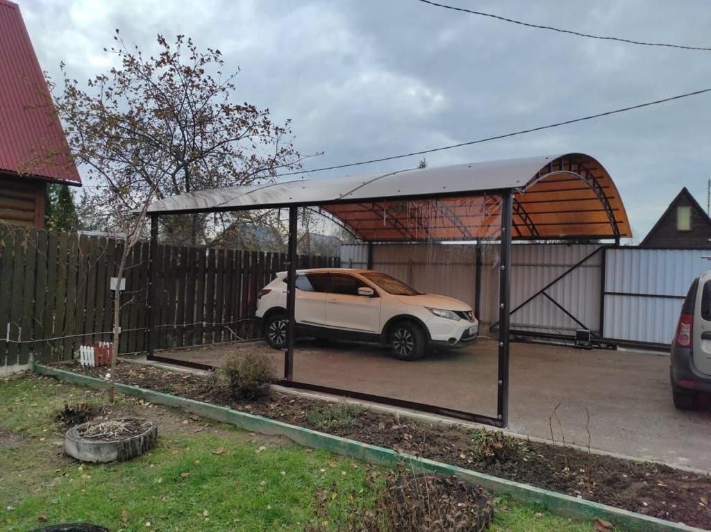 Прозрачные шторы ПВХ для навеса под автомобиль в городе Орехово-Зуево